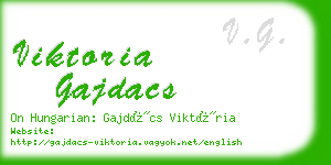 viktoria gajdacs business card